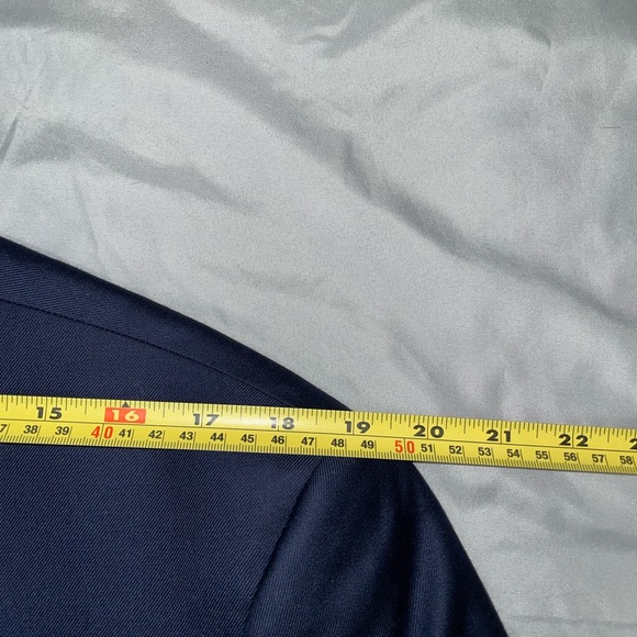 Jos A Bank Mens Slim Fit Navy Blue Blazer - Picture 16 of 16